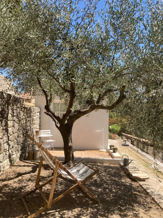 L'Olivette - terrasse ombragée