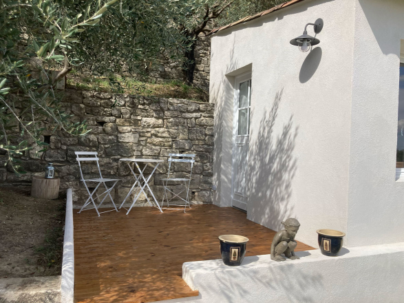 L'Olivette - terrasse ombragée