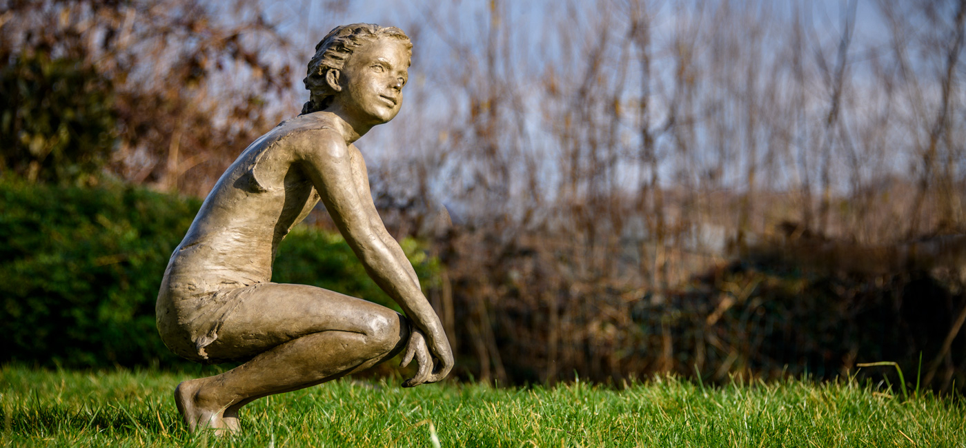 Quiétude - Sculpture en bronze - Béatrice Cols